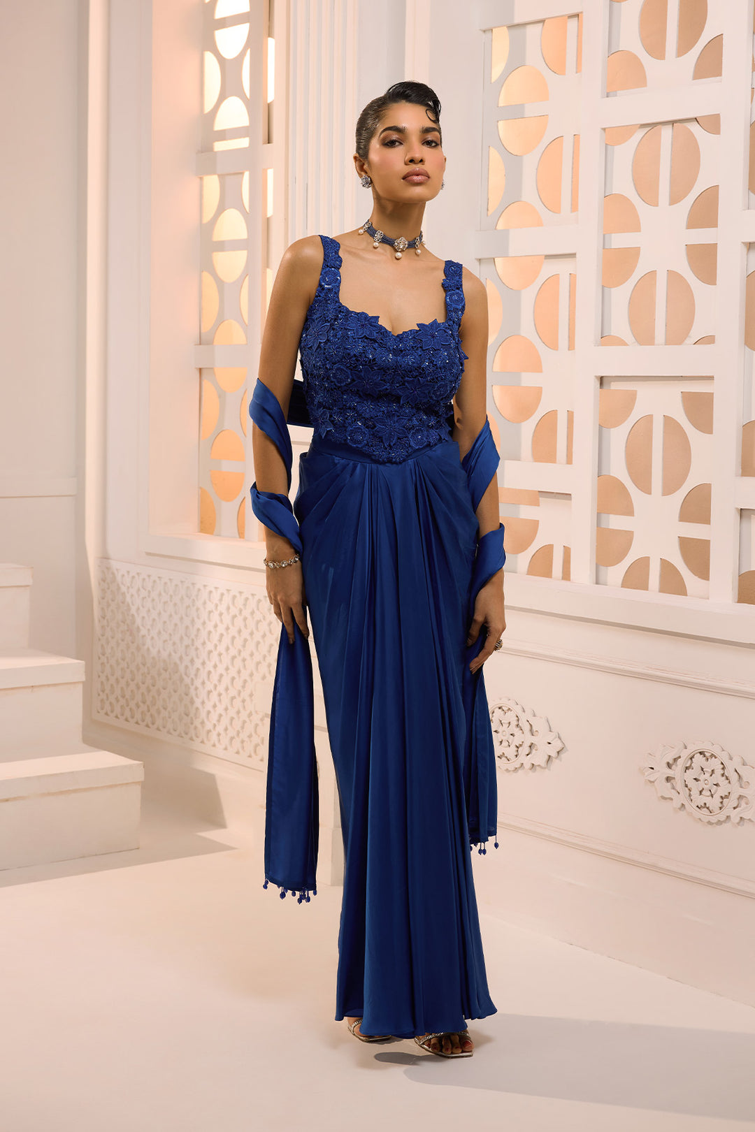 The Indira Sapphire Set