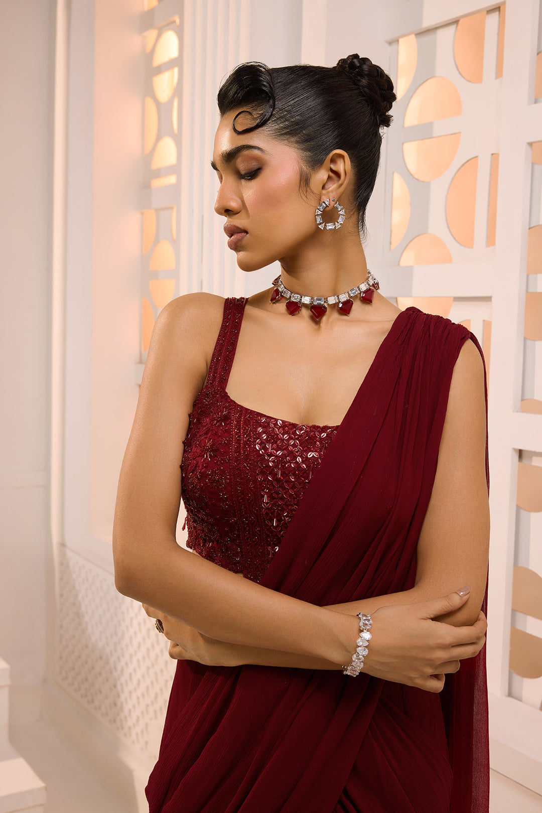 Ruhani Ruby Drape