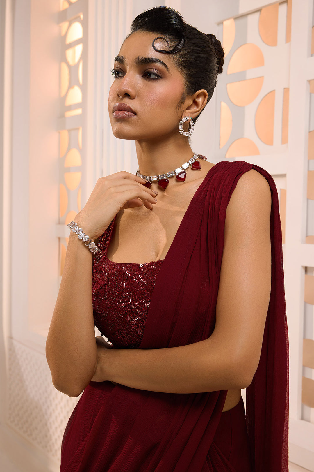 Ruhani Ruby Drape