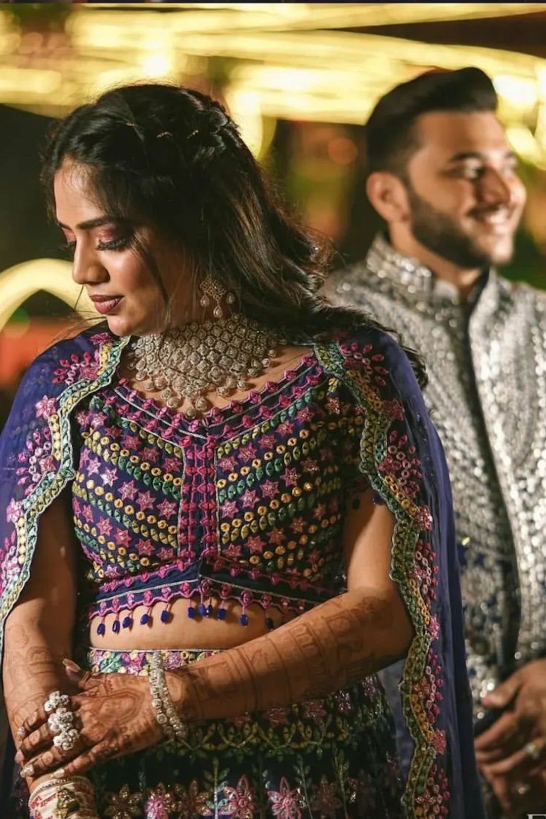 Purple Magenta Lehenga Set – Aneesh Agarwaal